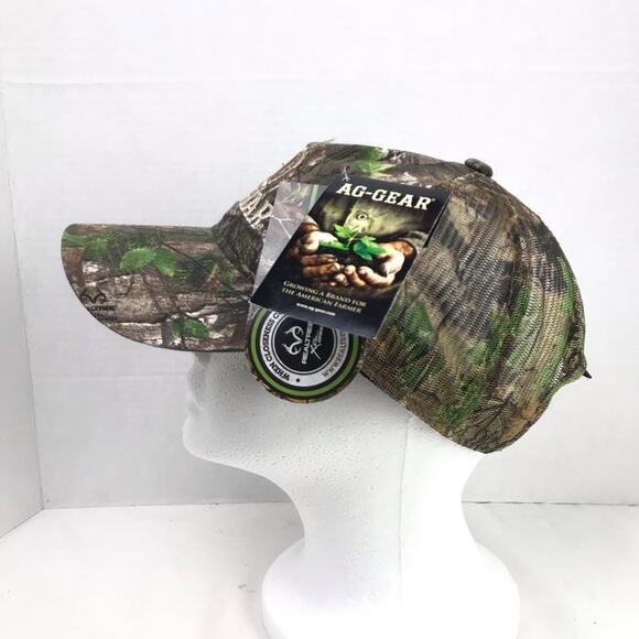 AG Gear Real Tree Camo Hunting Hat Cap - Picture 2 of 6